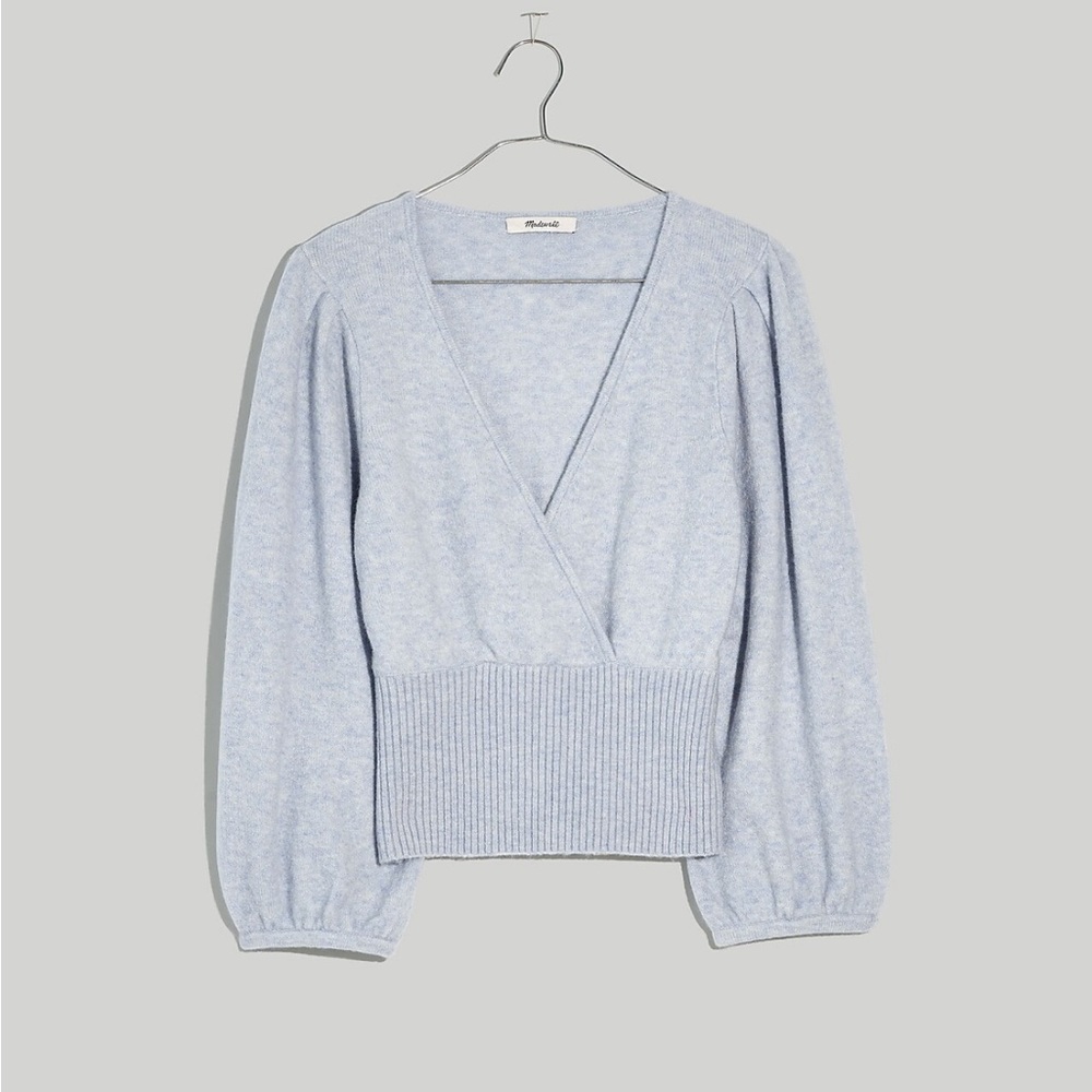 💙Trending for SPRING: Madewell bay blue cropped sweater💙